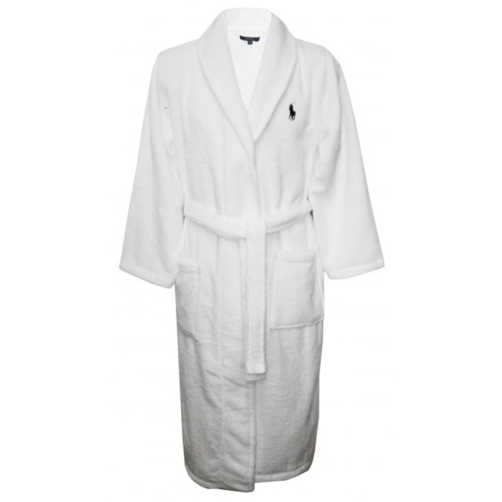 NWT POLO RALPH LAUREN MEN'S PLUSH ‎ BATH ROBE